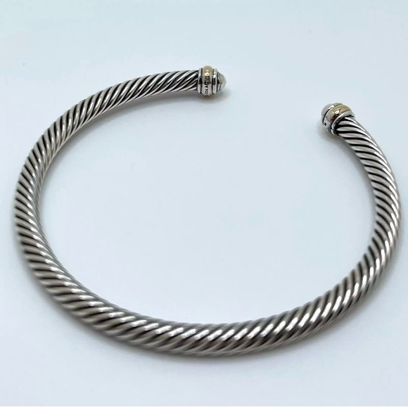 David Yurman Silver Cable Bracelet - Picture 6 of 7